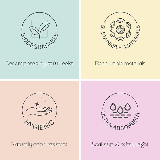 YAY NOVELTY Swedish Dishcloths - 12 Pack | Made in Germany | Ultra-Absorbent, Reusable Cellulose Sponge Cloths for Kitchen | No-Odor, Eco-Friendly Cleaning Wipes | Water-Based Ink | Leaves