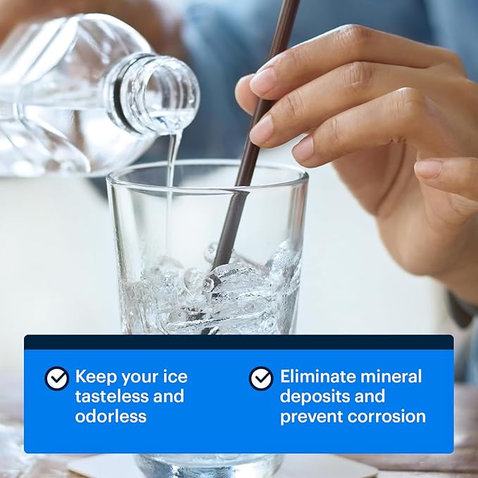 Essential Values Ice Machine Cleaner and Descaler 16 fl oz - Ice Maker Cleaner Compatible with All Major Brands (Scotsman, KitchenAid, Affresh, Opal, Manitowoc) - 3 pack Sanitizer