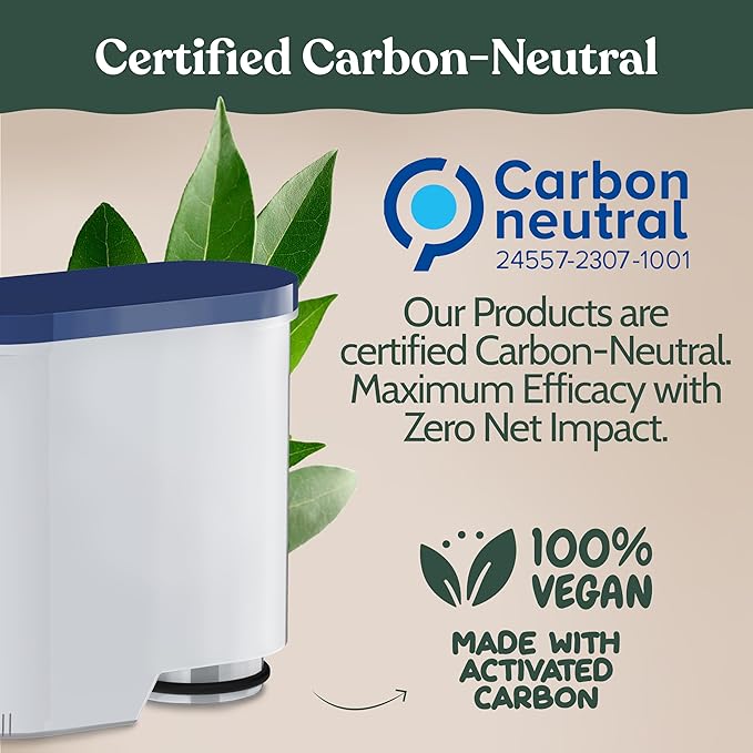 Roobi Compatible Philips Water Filters. Specially Designed for Philips Coffee Machines, Carbon Neutral Aqua Clean Water Filters. 2 Pack, 6 Months Supply.