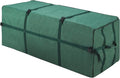Christmas Tree Storage Bag - Zippered Canvas Tote for Storing 6-Foot Artificial Trees, Holiday Decorations, and Inflatables by Elf Stor (Green)