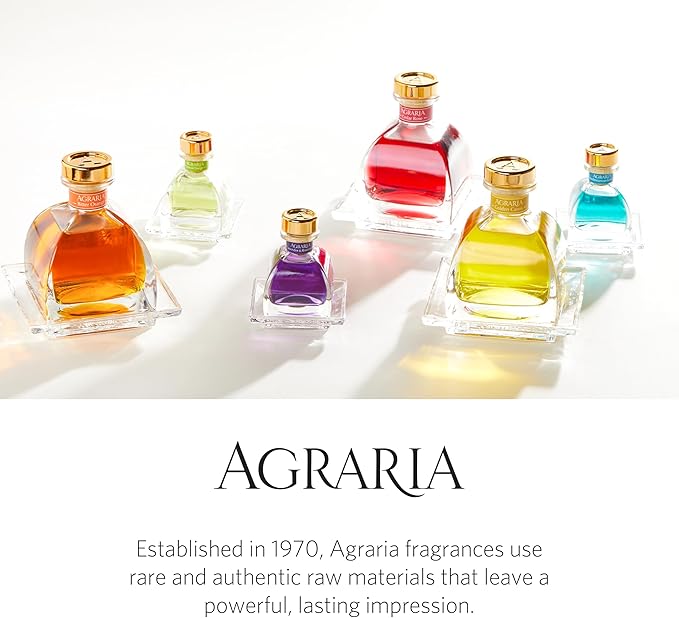 AGRARIA Into The Woods PetiteEssence Collection, Handmade Sola Flower Reed Diffuser Set of 3, Luxury Home Fragrance Scented Oil Diffuser Gift Set