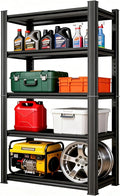 Notmise Metal Garage Shelving Unit, Heavy Duty 5-Tier Adjustable Storage Rack, Steel Shelving,2000 lbs Capacity, Industrial Shelves for Heavy Tools and Equipment (5-Tier 63" H x 27" W x 14" D)