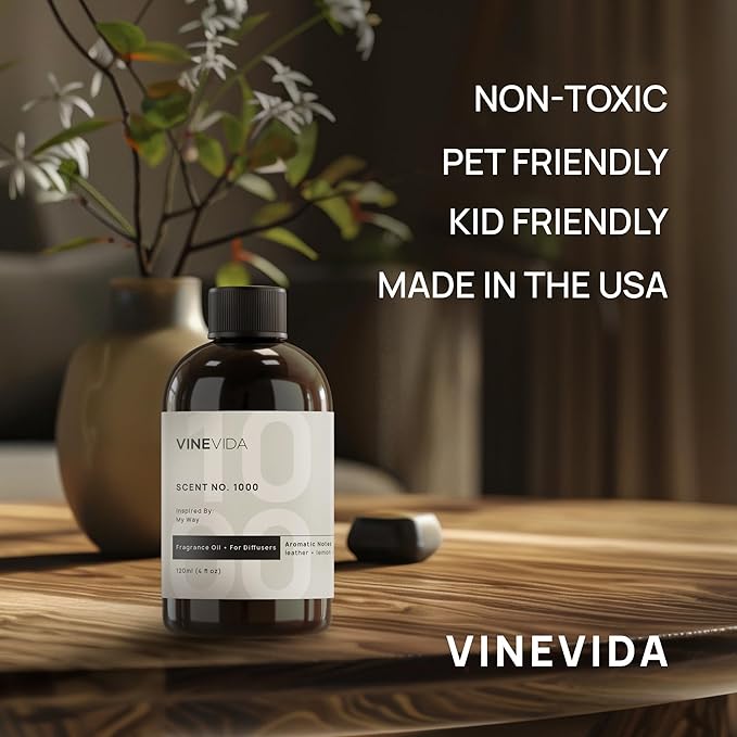 VINEVIDA (32oz) Hotel Fragrance Collection Diffuser Oil - Hotel Scents Diffusers for Home - Cold Air Diffuser Oil - Hotel Scent Essential Oil - Scent No.1003 Inspired by W Hotel