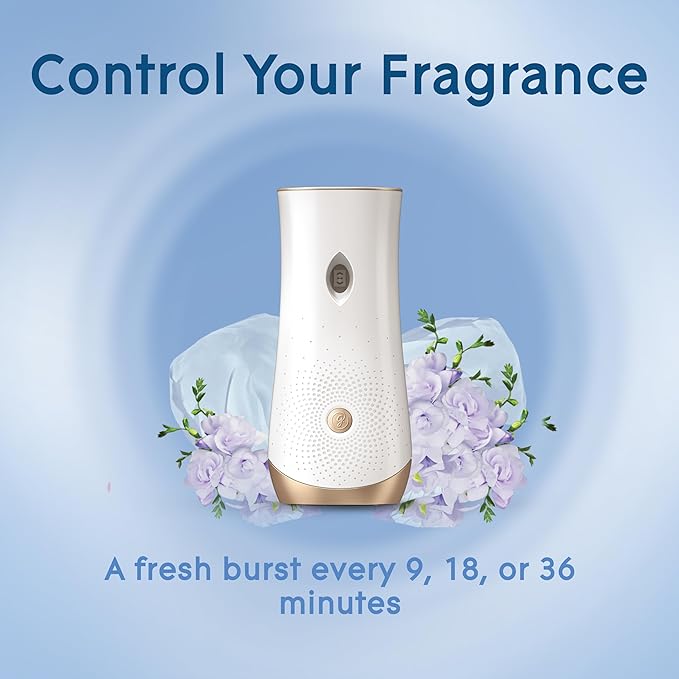 Glade Automatic Spray Air Freshener Refill, Scented Air Freshener for Home and Bathroom, Clean Linen, 6.2 Oz, 3 Count