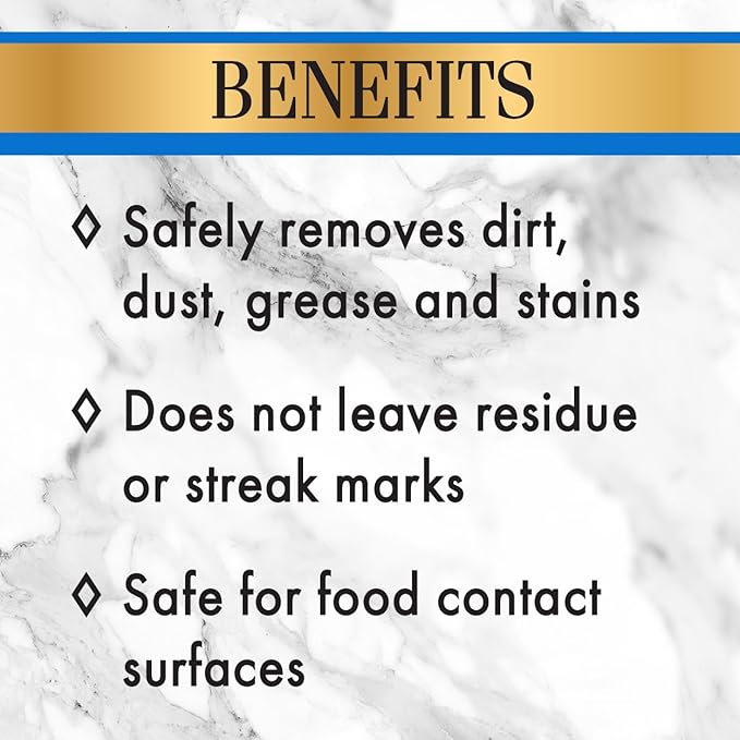 Stone Care International Granite Stone Cleaner and Polish Combo for Granite Marble Soapstone Quartz Quartzite Slate Limestone Corian Laminate Tile Countertop