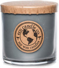 Eco Candle Co. Recycled Candle, Nag Champa, 6 oz. - Scents of Plumeria, Asian Resins, & Sandalwood - 100% Soy Wax, No Lead, Kraft Paper Label & Lid, Hand Poured, Made from Midwest Grown Soybeans