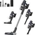 Eureka Cordless Vacuum Cleaner, Anti-Tangle Brushroll, Rechargeable Stick Vacuum, Lightweight for Carpet, Hard Floor, Pet Hair, Black NEC451BL