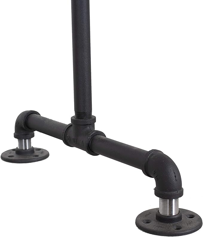 Industrial Pipe Clothing Garment Rack by William Robert's Vintage