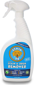 STAIN FU Pro Strength Carpet Odor & Stain Remover Works Like Magic in a Bottle on Tough Urine Feces Vomit and Even red Wine Too! 24 fl.oz