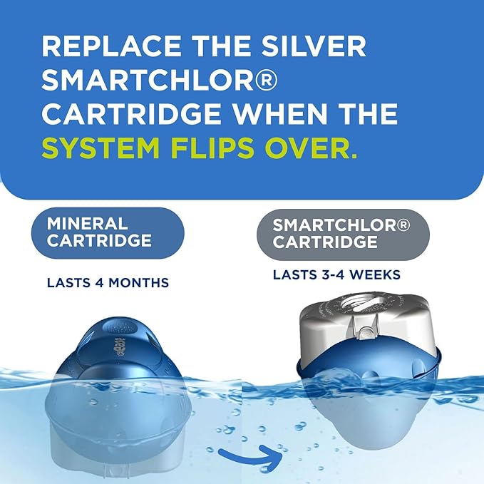 FROG @Ease Floating System for Swim Spas - Quick & Easy Self-Regulating Swim Spa Sanitizer - Swim Spa Maintenance System with Sanitizing Minerals & SmartChlor Technology - 8 Month Bundle+