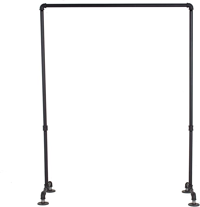 Industrial Pipe Clothing Garment Rack by William Robert's Vintage
