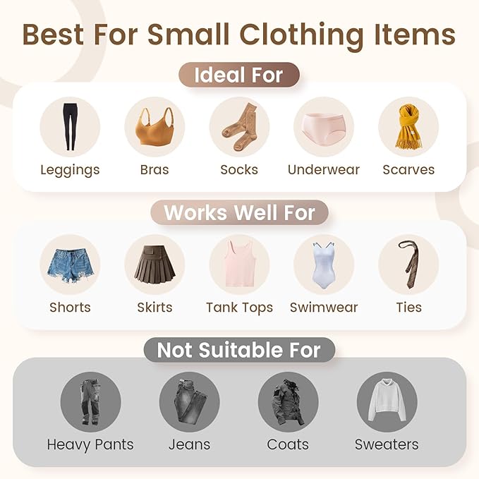 2 Pack Leggings Hangers for Closet, Wooden Legging Hanger for Closet Organizer with 20 Upgraded Clips Holds 20 Leggings, 360° Rotatable Space Saving Yoga Pants Hanger for Socks, Skirts, Black