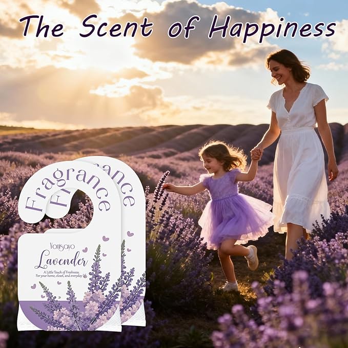 14 PCS Lavender Sachets Bags for Drawers and Closets, Long Lasting Scented Sachets Air Fresheners, Natural Odor Eliminator, Home Fragrance for Wardrobe, Shoe Cabinet, Car & Bathroom Potpourri Bag