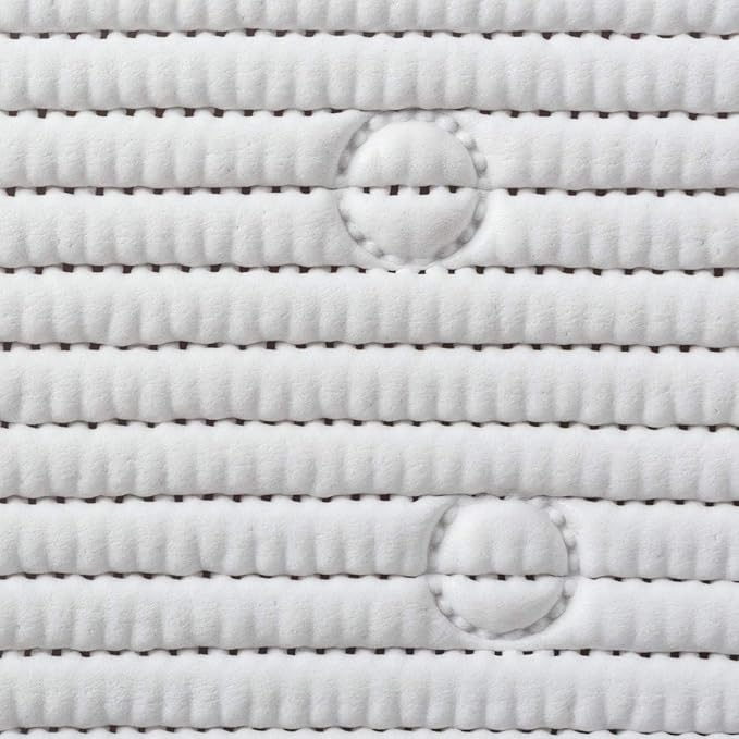Duck Brand Clorox Cushioned Shower Mat, Non Slip Bathtub Mat with Suction Cups, 21 Inches x 21 Inches, White