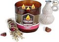 Torched Beer Scented Candles | Natural Soy Wax Candle | Wildberry Lambic Scent 28 oz | Makes a Great Gift for Men, Beer Lovers, and Collectors | Bar Man-Cave Decor and Accessories