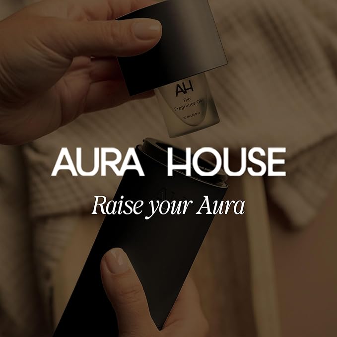 Aura House Smart Cold Air Diffuser & Fragrance Oil Duo – Bluetooth App-Controlled Diffuser for Home (Collins & Coast 30 ml Oils) – Hotel-Inspired Scents, Effortless Ambiance