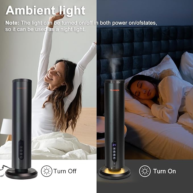 Air Diffuser Bluetooth Waterless Essential Oil Aromatherapy Diffuser with Timer, 1200 Sq Ft Coverage Fit for Home, Office, Bedroom & Spa-Black