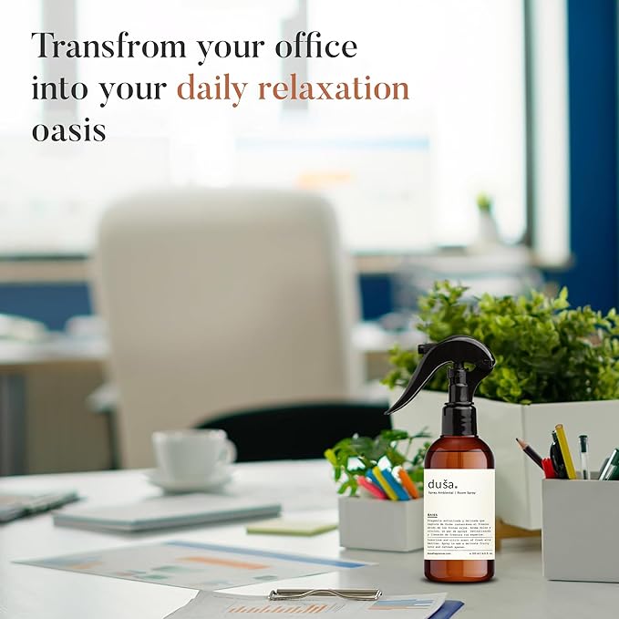 Dusa Baies Room Spray - 4 fl oz - Ultimate Home Fragrance, Bed Room Essentials & Soothing Fabric - Natural Air Freshener & Linen Mist for Home - Eco-Friendly Odor Eliminator w/Aromatherapy