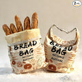 Bread Bags for Homemade Bread- 2 Packs XL Beeswax Bread Bag Reusable Homemade Bread Sourdough Organic Food Storage Bag to Keep Sourdough Fresh