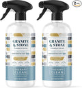 Therapy Granite Cleaner & Polish (2 Pack) - Granite Countertop Cleaner for Marble, Soapstone, Quartz, Quartzite, Slate, Limestone, Corian, Laminate, Tile Countertop, Headstone