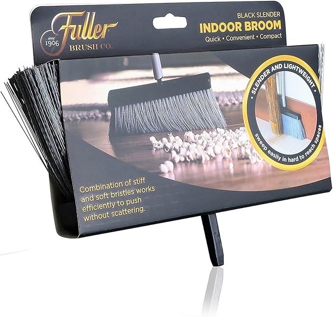 Fuller Brush Black Slender Broom Head