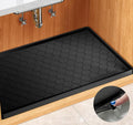 Winisok Silicone Under Sink Mat 31" x 22", kitchen Essentials and Gadgets, Shelf liner and Cabinet Protector, Home Organizers and Storage, Waterproof Bathroom Tray