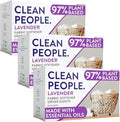 The Clean People Fabric Softener Sheets - Dryer Sheets - Softens & Removes Static Cling - Vegan Laundry Softener, Essential Oils - Lavender 360 Pack