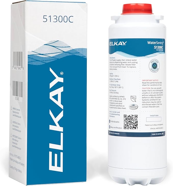 Elkay 51300C Replacement Filter for EZH2O Bottle Filling
