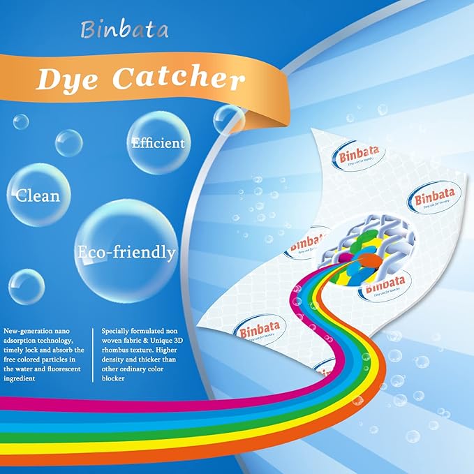 Color Grasper for Laundry 24 Count, Fragrance Free Dye Catcher Essential for Home Use, Dye Guard Grabber Sheets for Laundry in-Wash Sheets