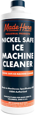 Made Here Co. Ice Machine Cleaner - Nickel-Safe Descaler for Effective Cleaning - Ideal for Nickel Components - Ideal for Home or Commercial Use, 16 OZ, Pack of 1