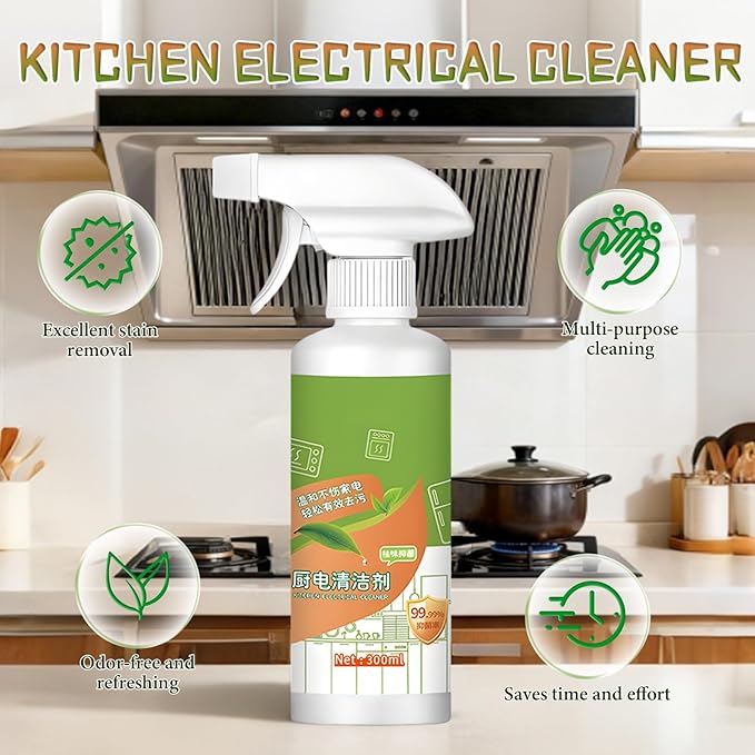 Botou Natural Enzyme Formula to Household Appliances, Multi-Purpose Cleaner, Natural Enzyme Formula for Household Appliances, Multi-Purpose Cleaner For Oven,Stove,Range Hood