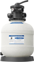 Aquastrong Sand Filter System with 6-Way Valve, Top-Mount Valve Pool Sand Filter, 16in Pool Filter Fits all Above Ground Pools Up to 16000 Gallons