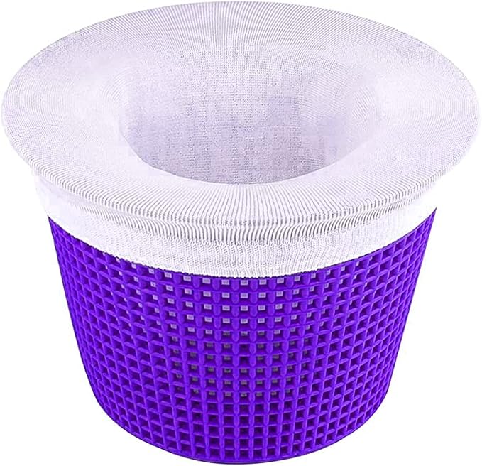 100 Pack Pool Skimmer Socks, Pool Filter Socks Works Perfect with Pool Skimmer for Inground and Above Ground Pool Skimmer Basket/ Hot Tub Filter, Ultra Fine Mesh Socks Filter Debris and Leaves