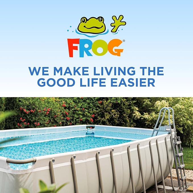 FROG Replacement Chlorine Cartridge for use with Flippin’ FROG Floating Sanitizer System - Prefilled Cartridges Support Easy Pool Maintenance and Cleaner & Clearer Water - 1 Pack