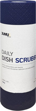Jumuk Supplies Daily Dish Scrubber Sheet Non-Scratch Household Disposable Cleaning Sponges | Recyclable, Eco-Friendly & Perfect for Kitchen, Home Cleaning and Outdoor Use (1, Navy)