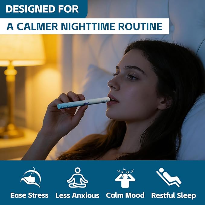 Herbal Diffuser Pen, Sleep Diffuser with Melatonin, Lavender, Ashwagandha & Chamomile for Calming Support, All Natural Swap - 600 Uses, 2 Diffusers, 1 Pack