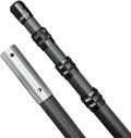 Carbon Fiber Pool Pole, Professional 15 FT Telescoping Swimming Pool Cleaning Pole 4.6 to 15 FT, Ultra-Lightweight 4-Section Adjustable Skimmer Pole for Nets, Brushes, Vacuums – Rustproof