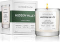 Outdoor Fellow Hudson Valley Scented Candle, 8oz, Coconut & Apricot Wax Blend, Orange Blossom, Jasmine, Patchouli, Reusable Glass, 40-50 Hour Burn Time