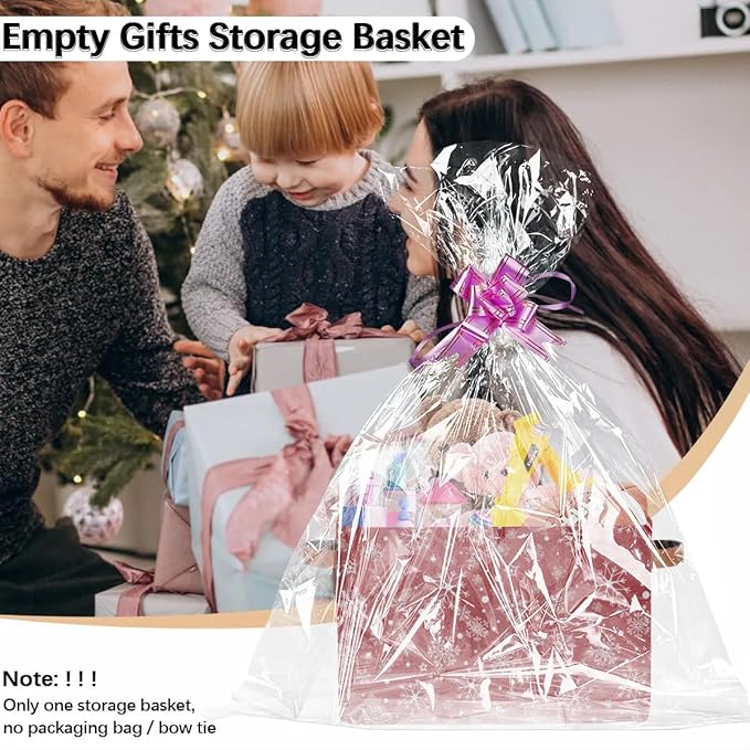 Christmas Snowflakes Cube Storage Baskets,Foldable Storage Box Bin,Waterproof Open Shelves Basket Clothing Organizer Toy Basket Gifts Empty for Bedroom Home Decor