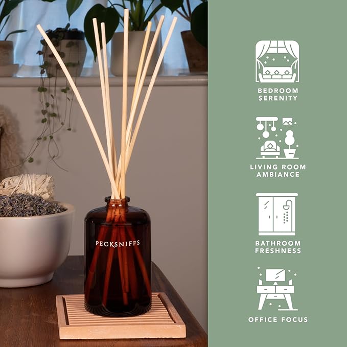 Pecksniff's Aroma Therapy De-Tox Reed Diffuser, 100 ml/3.38 Fl Oz