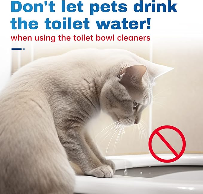 Vacplus Toilet Bowl Cleaner Tablets 12 PACK, Automatic Toilet Bowl Cleaners with Bleach for Deodorizing and Descaling, Bathroom Cleaner Against Tough Stains