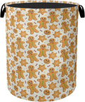 Cookie Pattern Laundry Basket with Handles - Extra Large Foldable Hamper for Bathroom/Laundry/Bedroom/Dorm, Washable Fabric Storage Bin