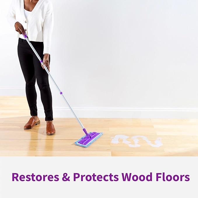 Rejuvenate Professional Wood Floor Restorer Fills Scratches, Shines And Protects Wood Flooring For A Matte Satin Shine, 32 Ounces
