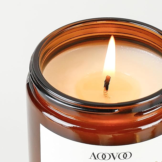 AOOVOO Scented Candles for Men - Candles for Home Scented, Soy Candles, Scented Candles Set, Men Candle Set, Candle Set CBD