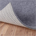 Non Slip Rug Pad Grippers - Round 6x6 Ft, 1/8" Thick, (Felt + Rubber) Double Layers Area Carpet Mat Tap, Provides Protection and Cushioning for Hardwood or Tile Floors