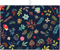 Large Dish Drying Mat for Kitchen Counter,18"X24" Colorful Flowers Plants Super Absorbent Reversible Microfiber Dish Drying Mat Dish Drainer Mat Drying Pad for Kitchen Countertop Coffee Bar