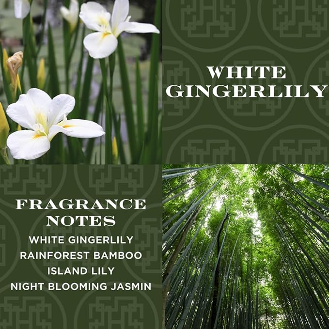 HomeWorx by SLATKIN + CO. Candle- White Gingerlily, 18 oz. Premium Scented Candle - 30-55 Hours Burn Time