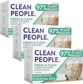 The Clean People Fabric Softener Sheets - Dryer Sheets - Softens & Removes Static - Vegan Laundry Softener With Essential Oils - Fresh 360 Pack