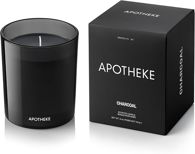 Apotheke Charcoal - Petite Candle, Luxury Scented Candles for Home