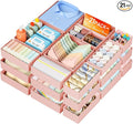 DIMJ Drawer Organizer Clothes Storage - 21 Pack Baby Dresser Organizer for Nursery Closet Organization, Fabric Drawer Organizer Bins for Underwears Socks Bras, Foldable Storage Dividers for Bedroom